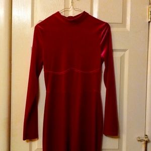 Fashion Nova pink velvet jumpsuit